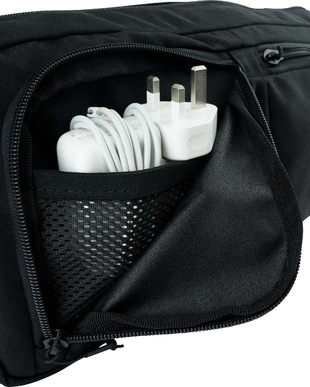 Black Coloured Viper VX Buckle Up Sling Pack on white background 