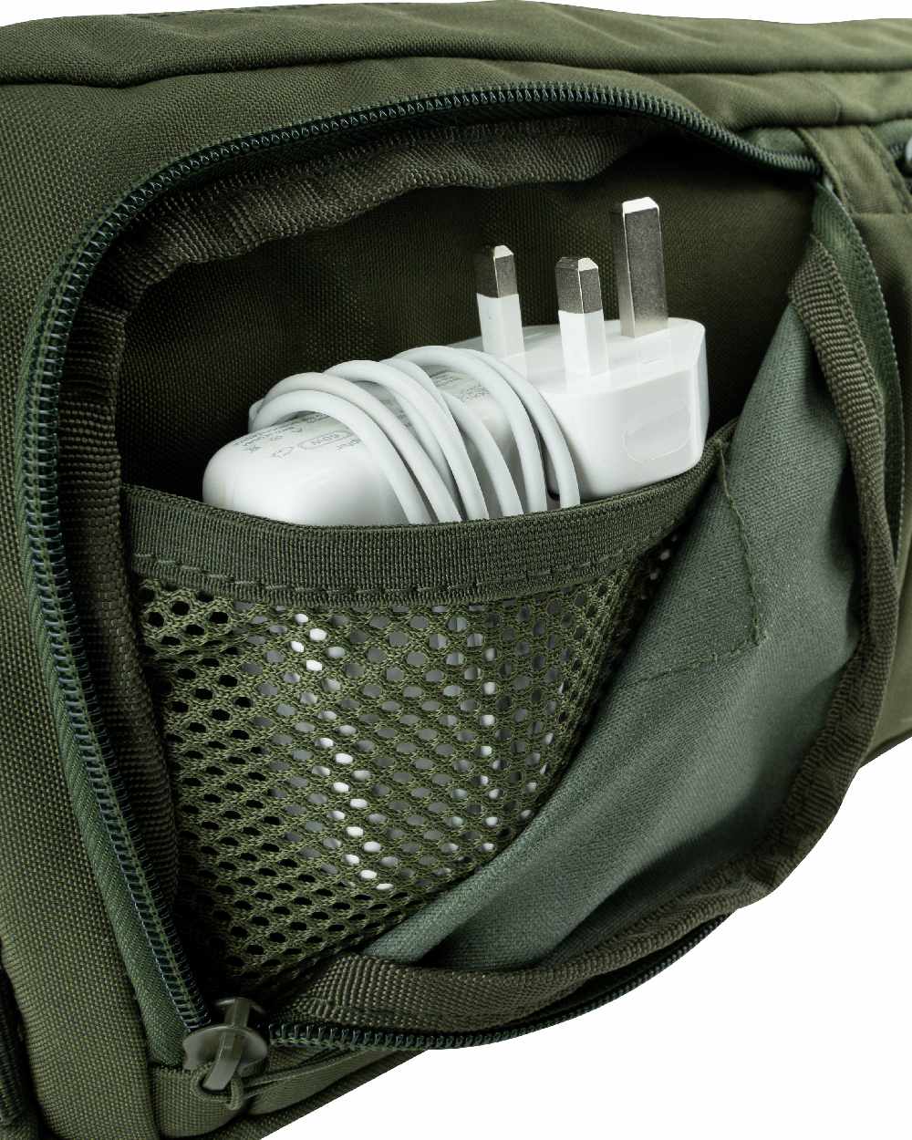 Green Coloured Viper VX Buckle Up Sling Pack on white background 