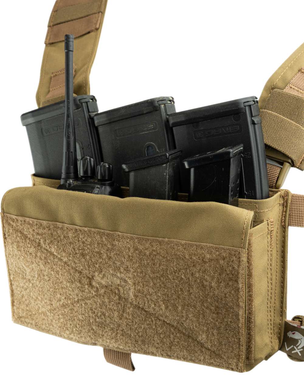 Dark Coyote Coloured Viper VX Buckle Up Utility Rig on white background 