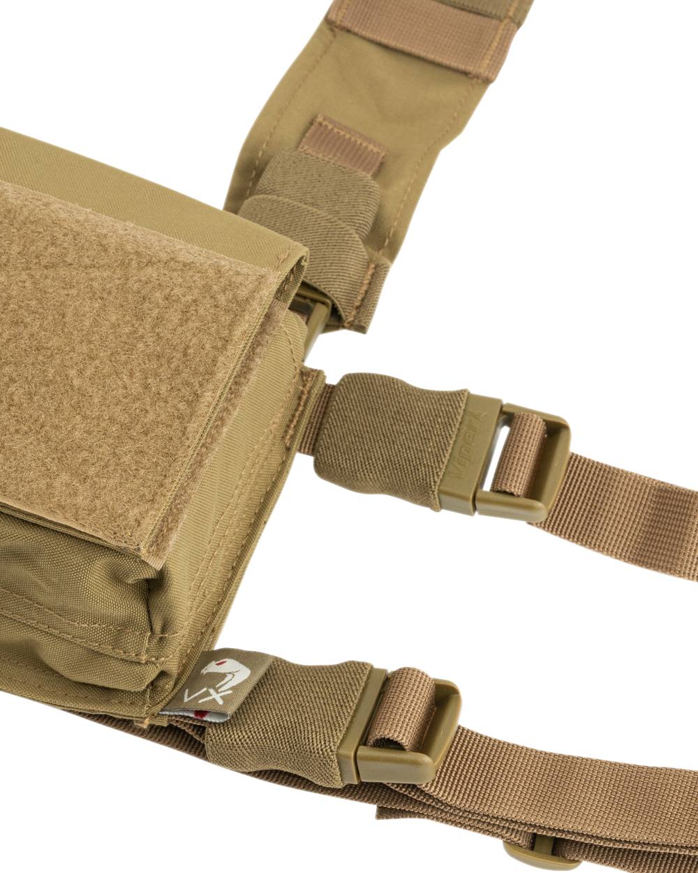 Dark Coyote Coloured Viper VX Buckle Up Utility Rig on white background 