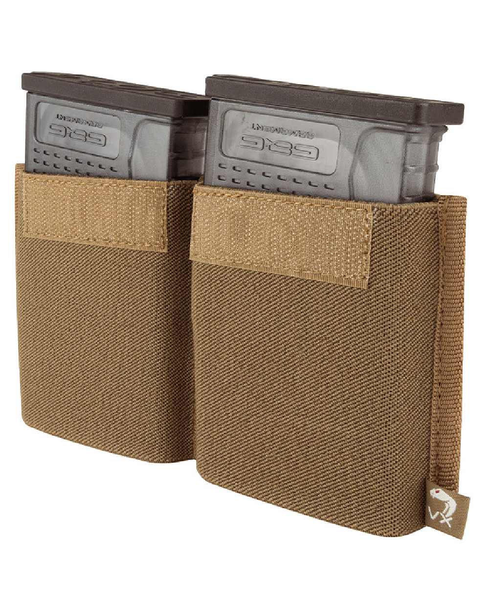 Dark Coyote Coloured Viper VX Double Rifle Mag Sleeve XL on white background 
