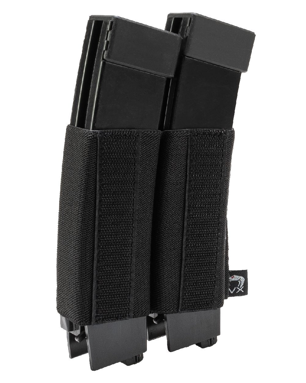 Black Coloured Viper VX Double SMG Mag Sleeve on white background 