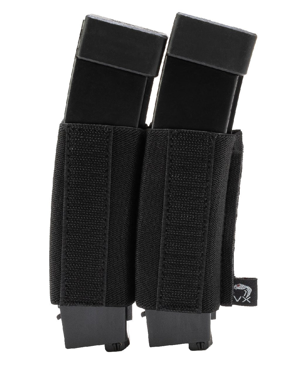 Black Coloured Viper VX Double SMG Mag Sleeve on white background 