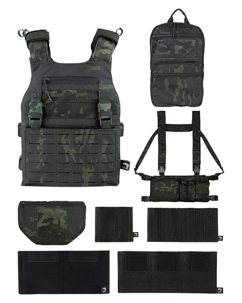 VCAM Black Coloured Viper VX Multi Weapon System Set on white background 