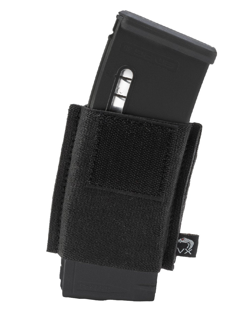 Black Coloured Viper VX Single Rifle Mag Sleeve on white background 
