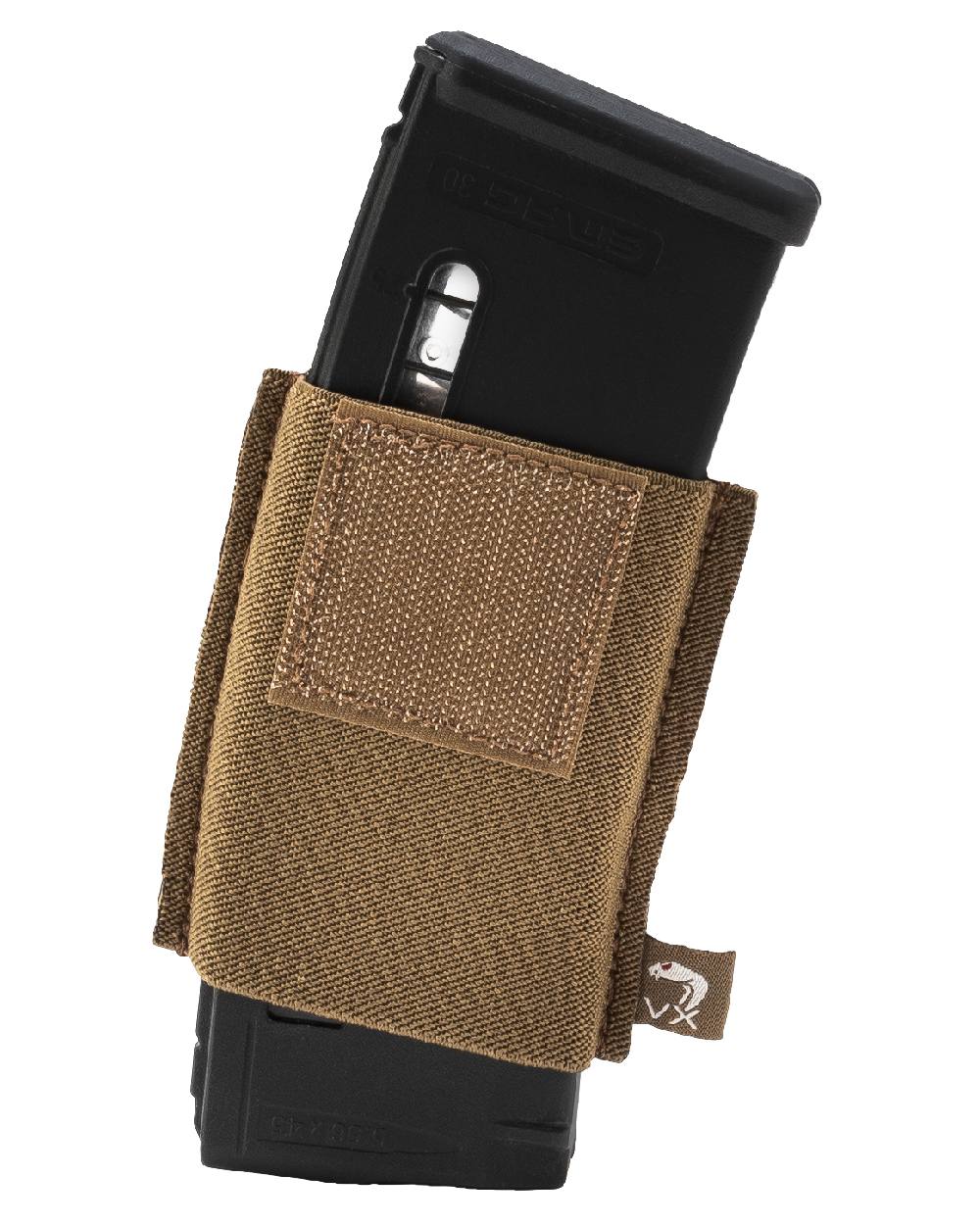 Dark Coyote Coloured Viper VX Single Rifle Mag Sleeve on white background 