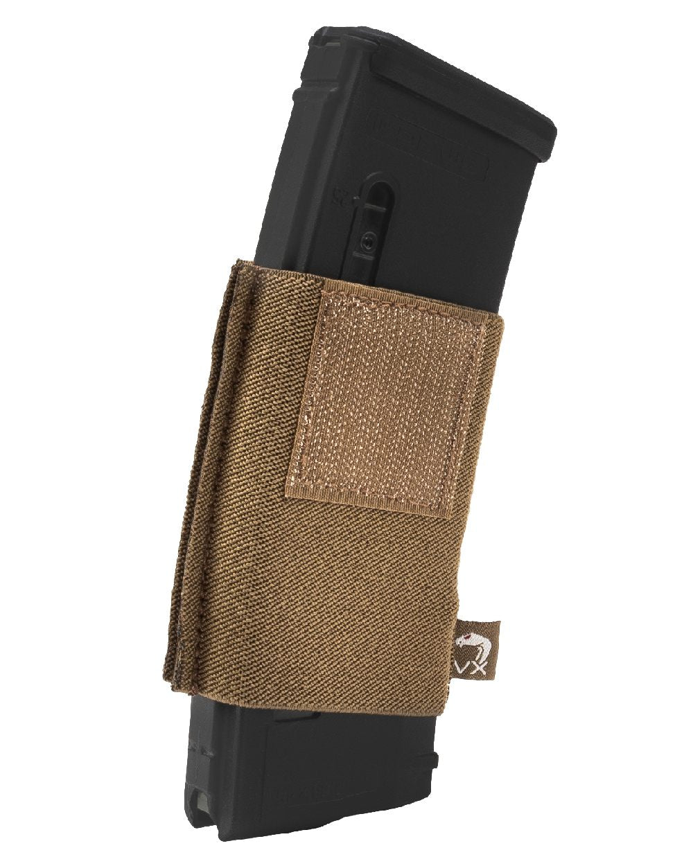 Dark Coyote Coloured Viper VX Single Rifle Mag Sleeve on white background 