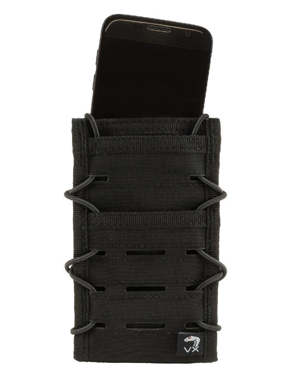 Black Coloured Viper VX Smart Phone Pouch on white background 