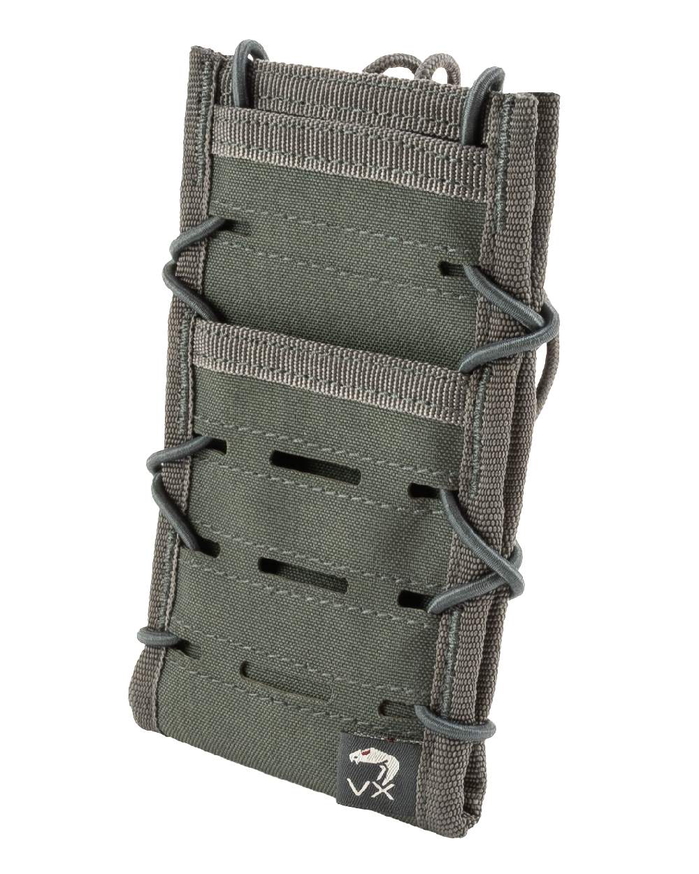 Titanium Coloured Viper VX Smart Phone Pouch on white background 