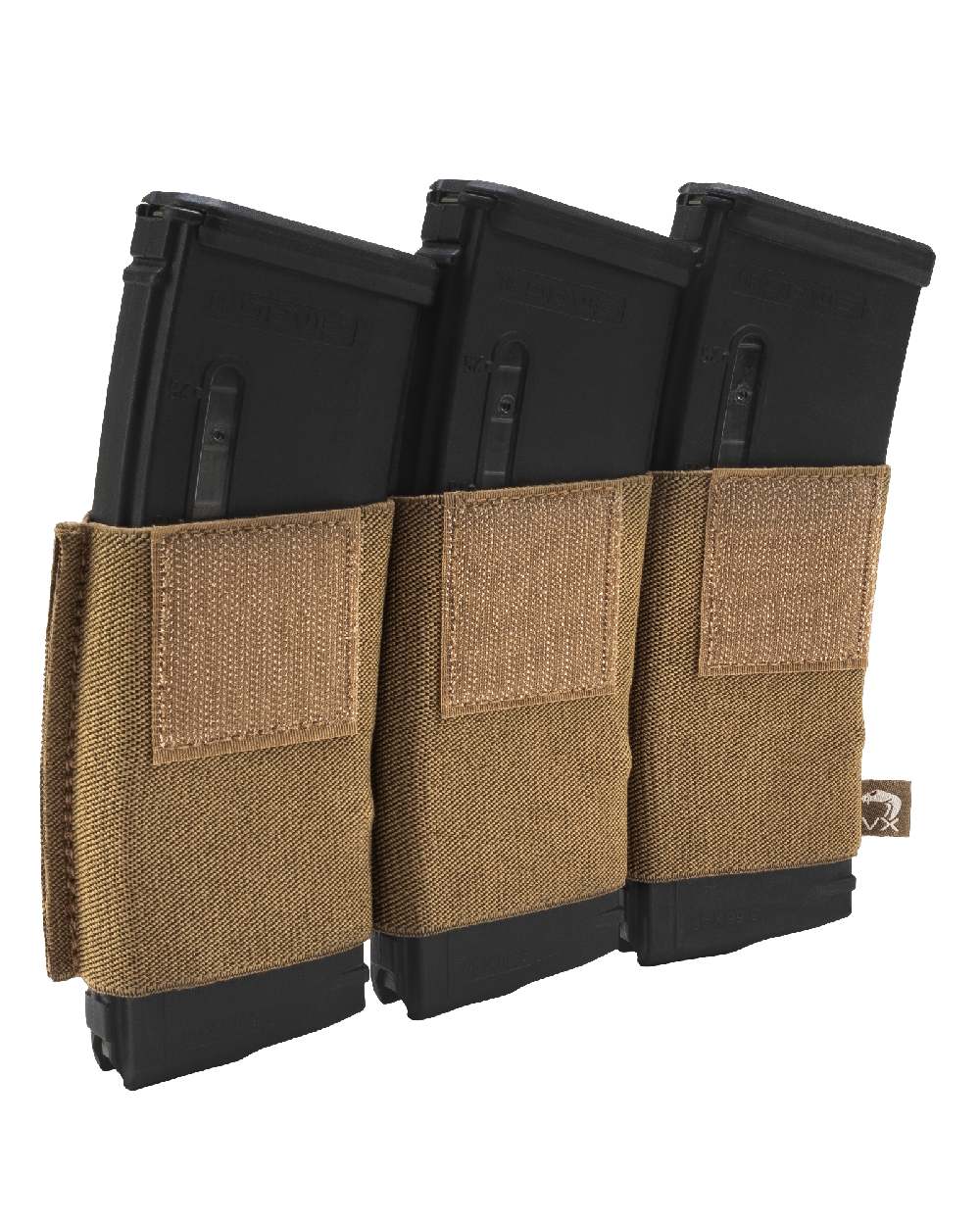 Dark Coyote Coloured Viper VX Triple Rifle Mag Sleeve on white background 