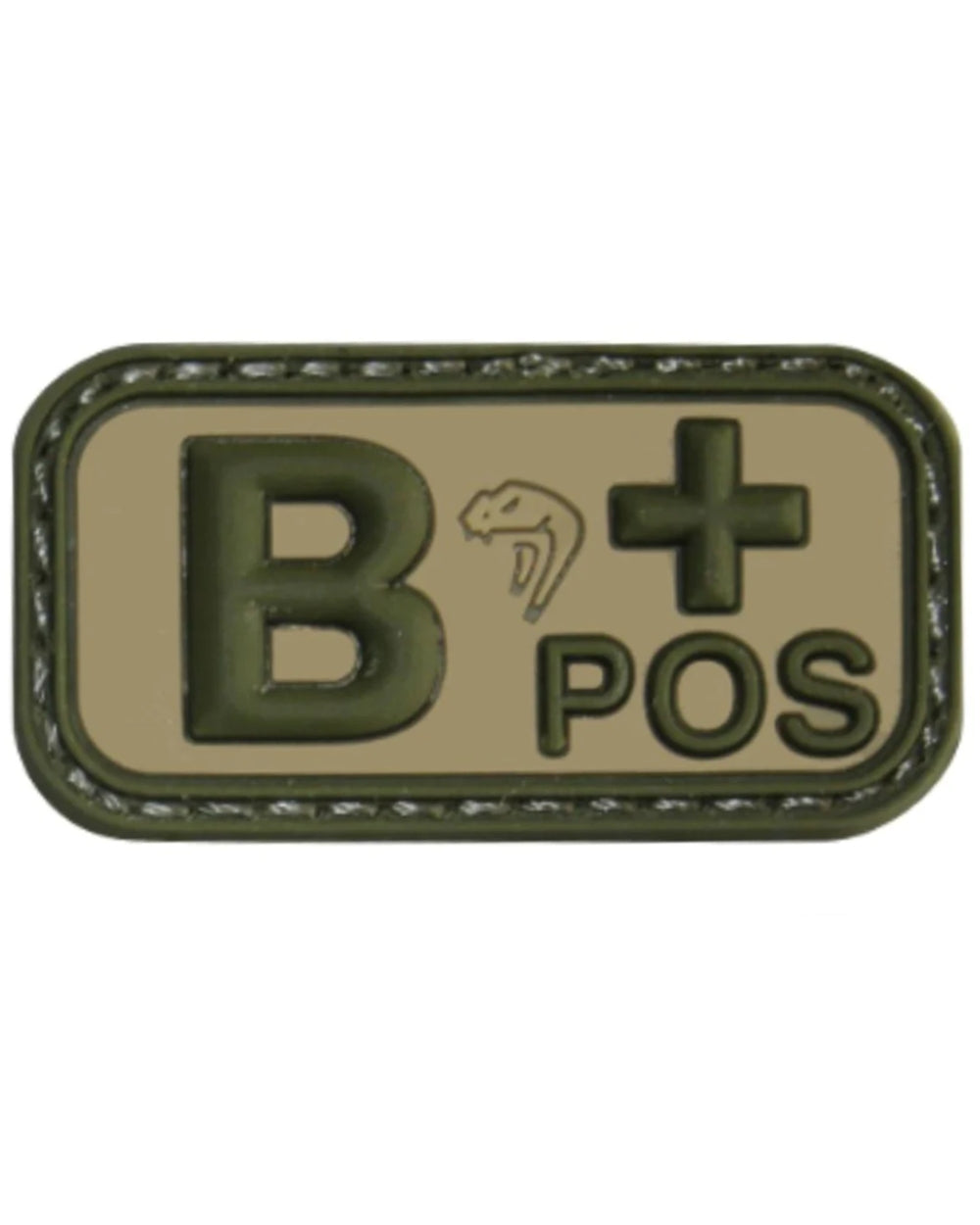 Viper Blood Group Rubber Patch B Pos in VCAM 