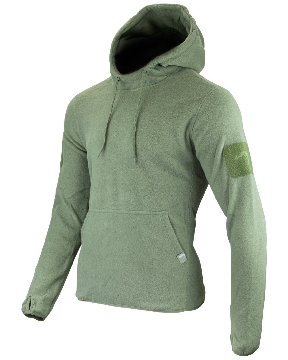 Viper Fleece Hoodie in Green 