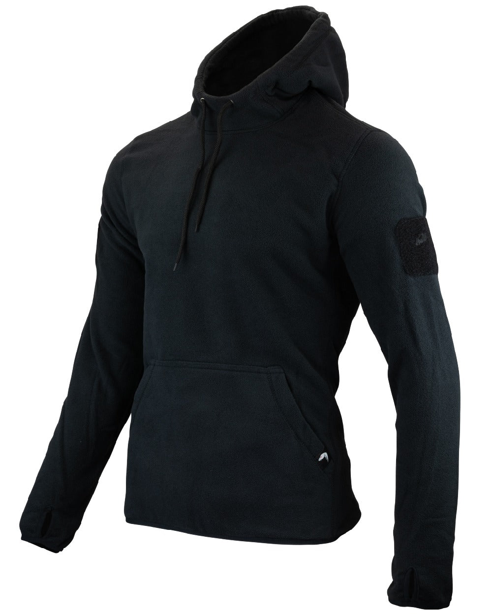 Viper Fleece Hoodie in Black 