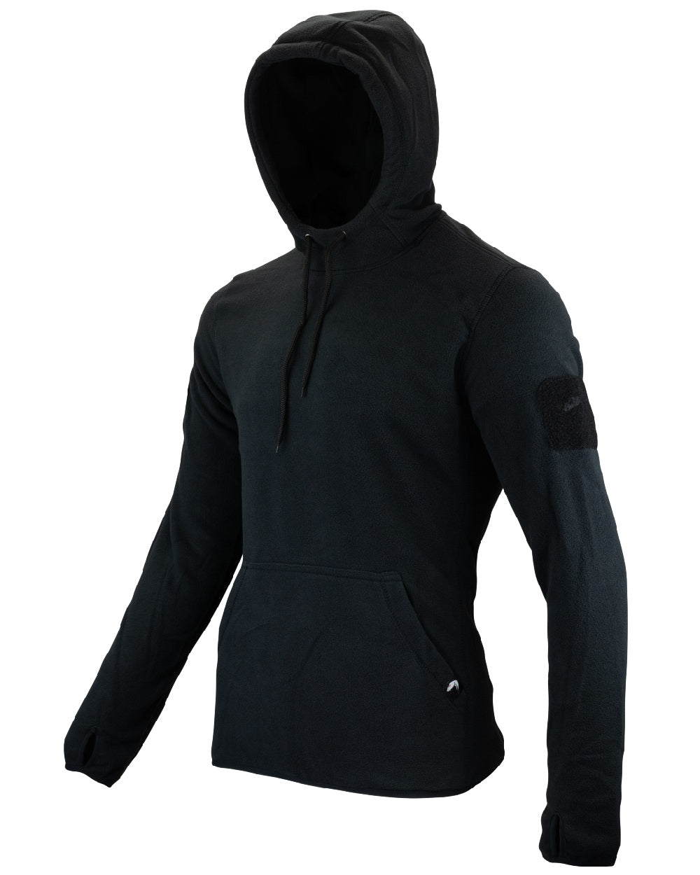 Viper Fleece Hoodie in Black 