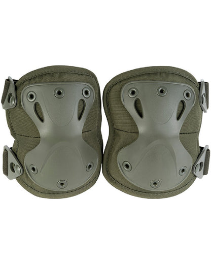 Hard Shell Knee Pads in Green 