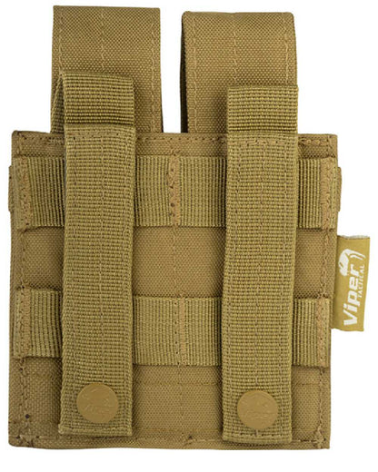 Viper Modular Double Pistol Mag Pouch in Coyote 