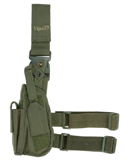 Viper Tactical Leg Holster Left Handed in Green 