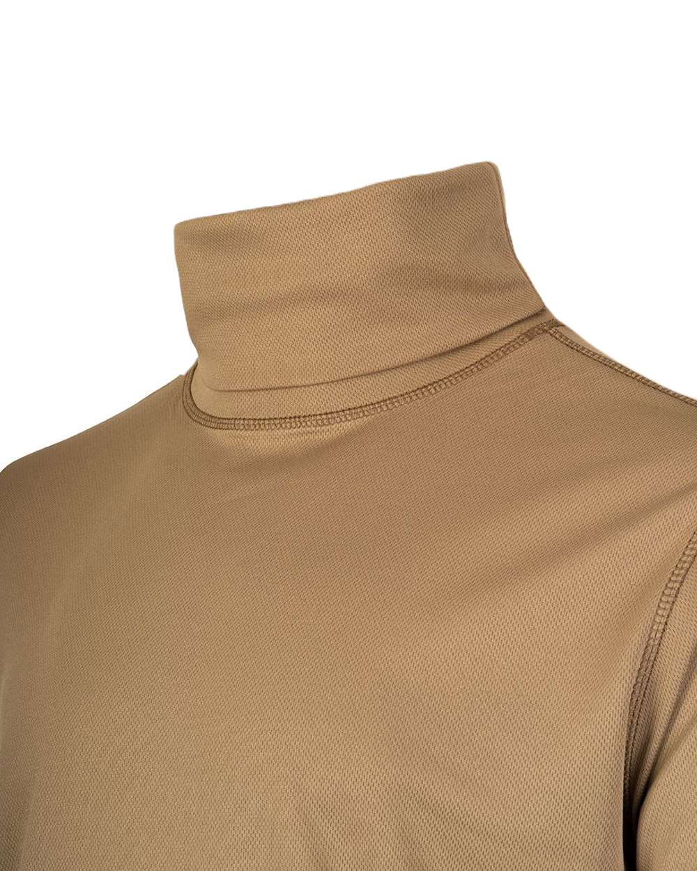 Viper Tactical Roll Neck Top In Coyote 