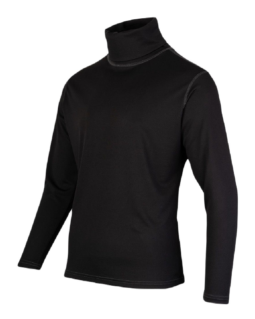 Viper Tactical Roll Neck Top In Black 