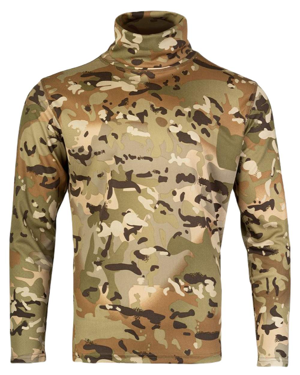 Viper Tactical Roll Neck Top In VCAM Black 