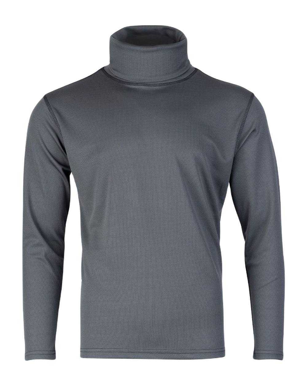 Viper Tactical Roll Neck Top In Titanium 