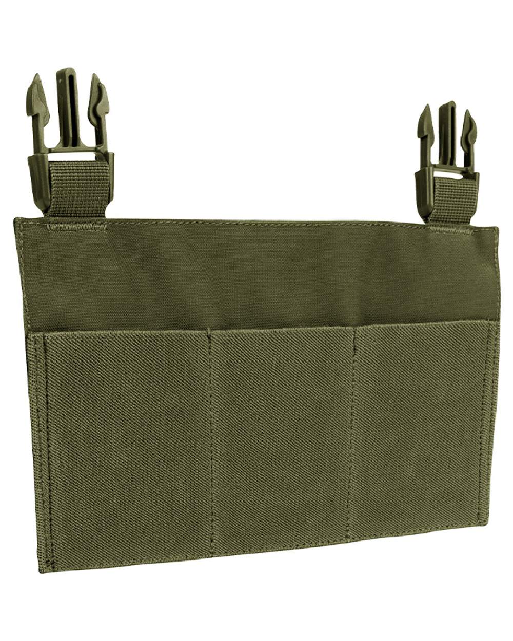 Green coloured Viper VX Buckle Up Rifle Mag Panel on White background 