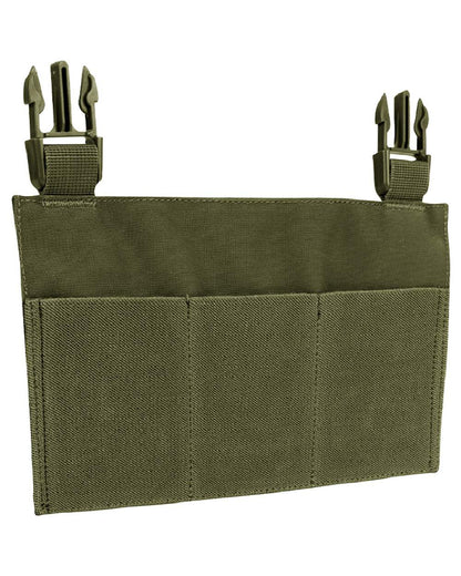 Green coloured Viper VX Buckle Up Rifle Mag Panel on White background 