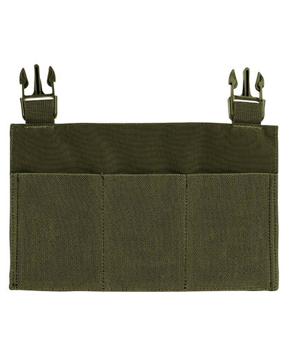 Green coloured Viper VX Buckle Up Rifle Mag Panel on White background 