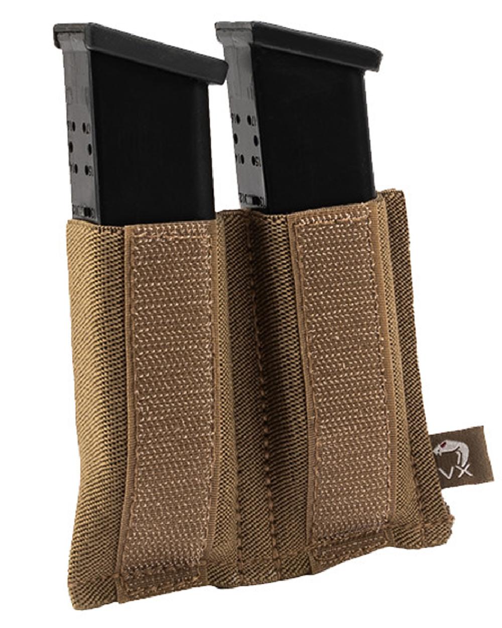 Viper VX Double Pistol Mag Sleeve in Dark Coyote 