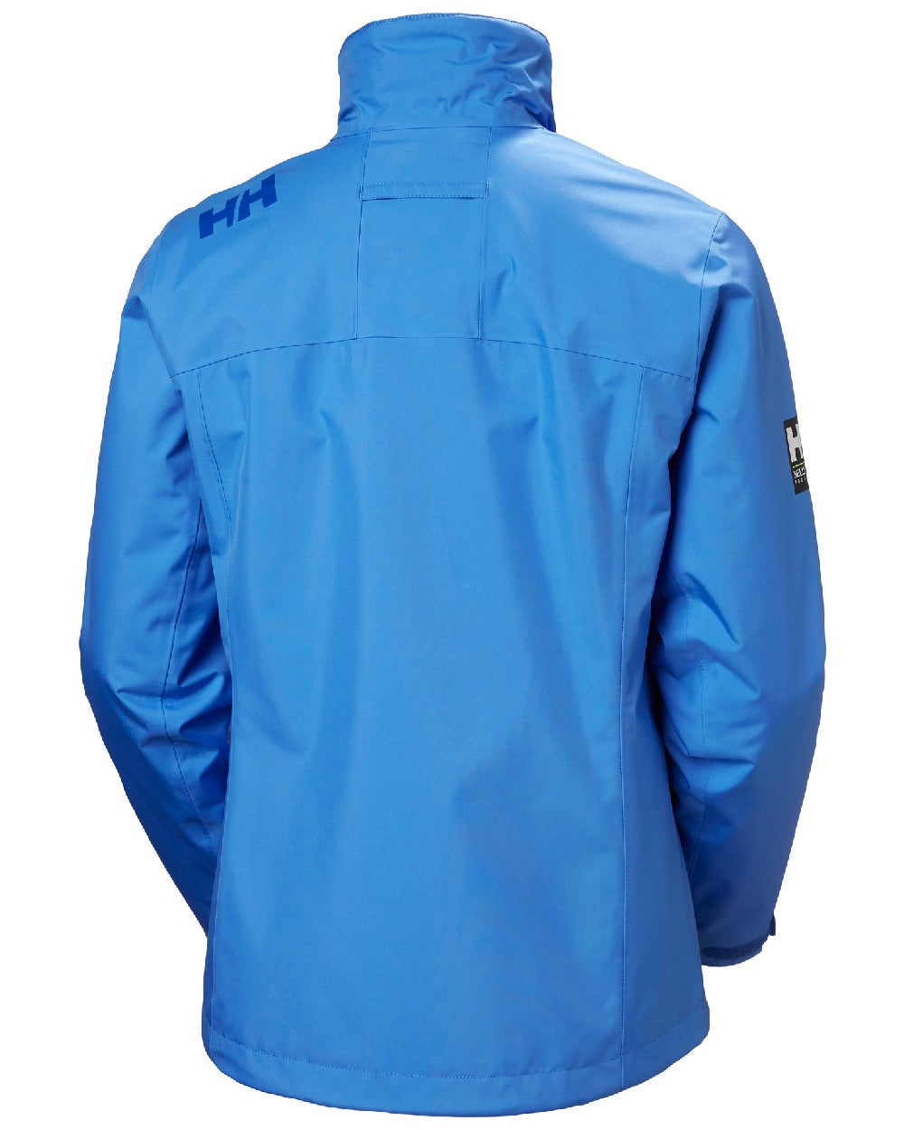 Ultra Blue coloured Helly Hansen Womens Crew Midlayer Sailing Jacket 2.0 on white background 