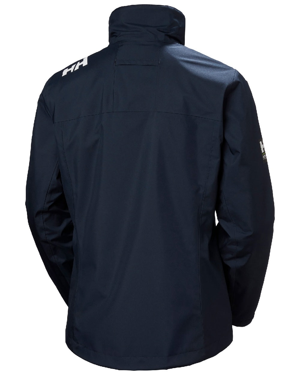 Navy coloured Helly Hansen Womens Crew Midlayer Sailing Jacket 2.0 on white background 