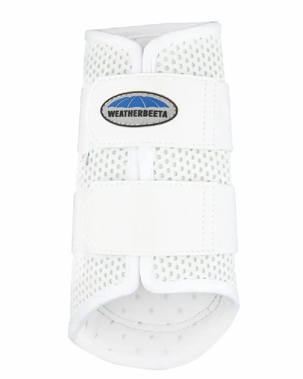 White coloured WeatherBeeta Exercise Boots on white background 