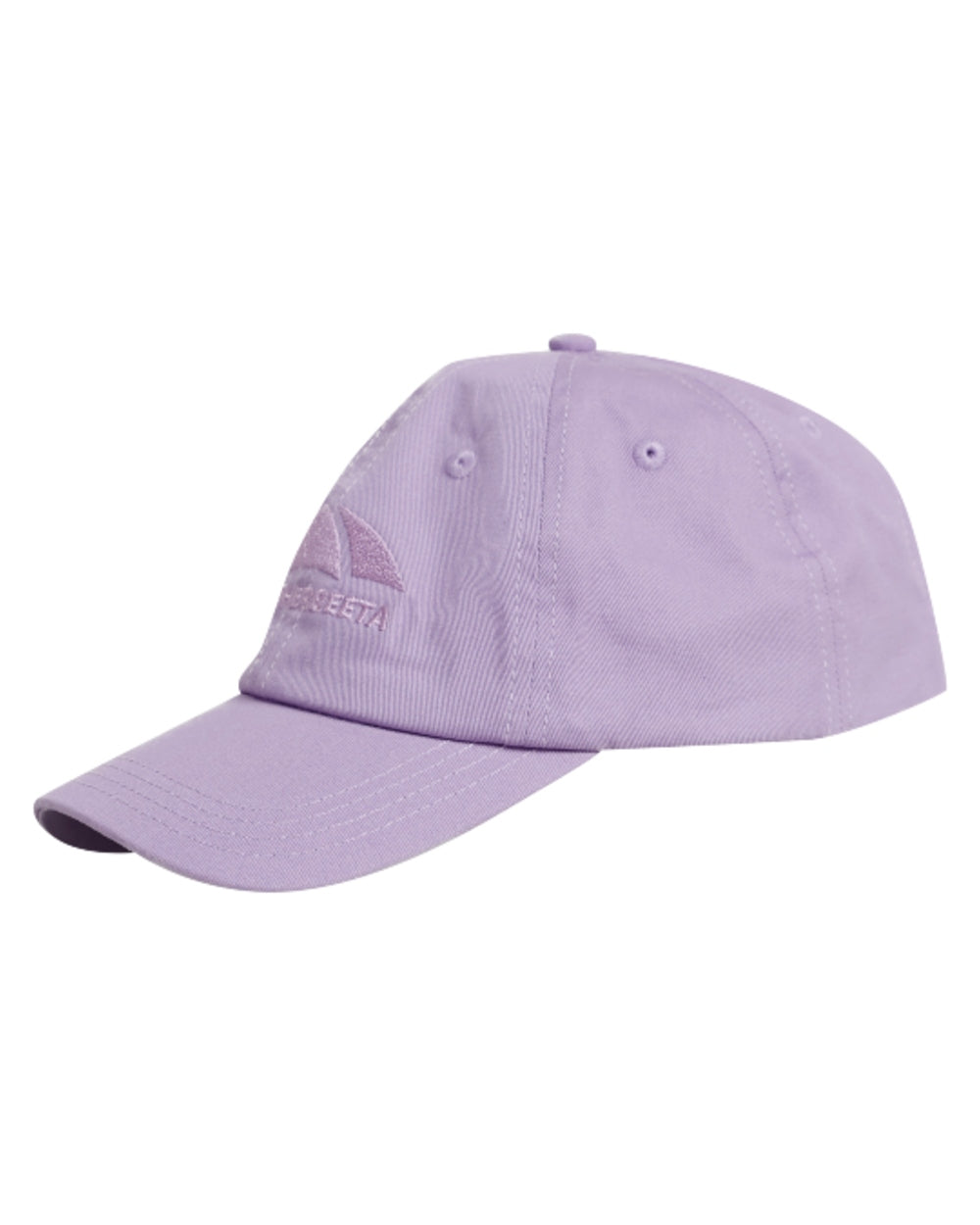 Lavender Mist coloured WeatherBeeta Performance Cotton Cap on white background 