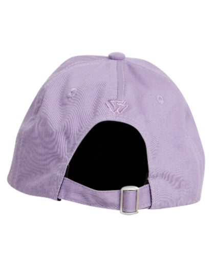 Lavender Mist coloured WeatherBeeta Performance Cotton Cap on white background 