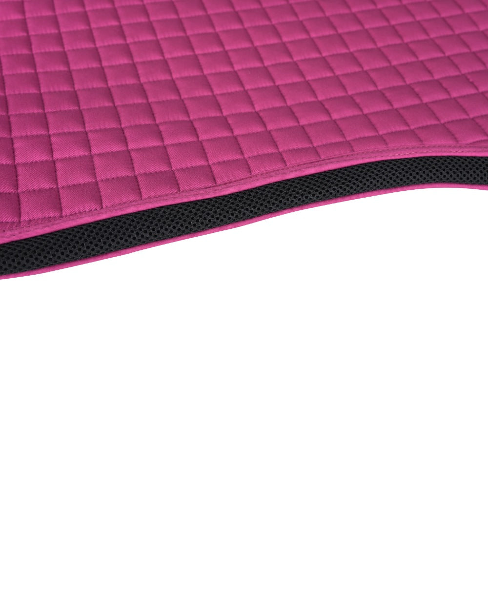 Bright Mangenta Coloured WeatherBeeta Prime Air-Tec All Purpose Saddle Pad on white background 