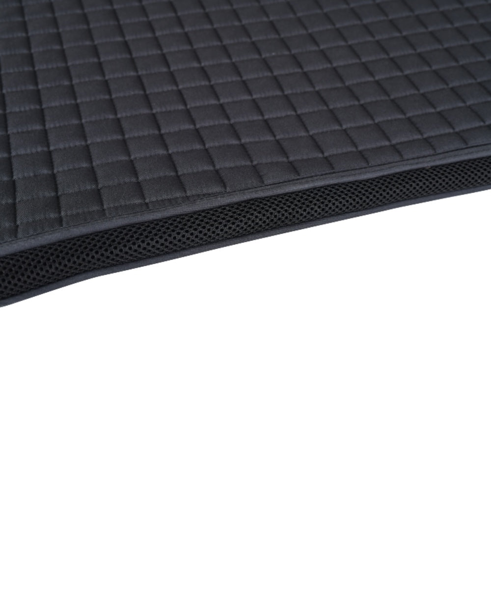 Charcoal Coloured WeatherBeeta Prime Air-Tec All Purpose Saddle Pad on white background 