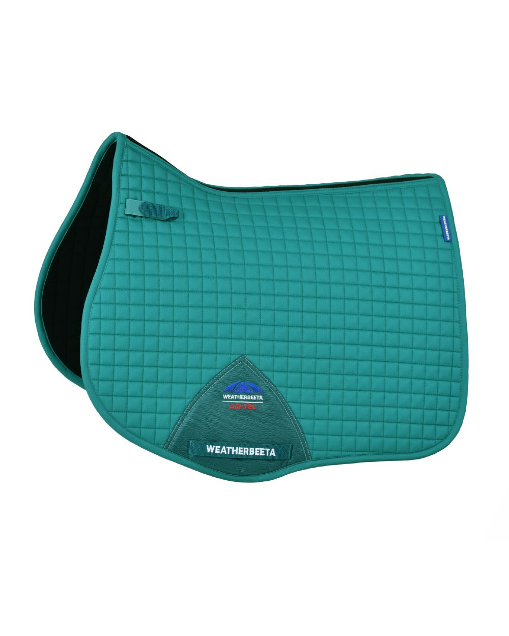 Dark Turquoise Coloured WeatherBeeta Prime Air-Tec All Purpose Saddle Pad on white background 