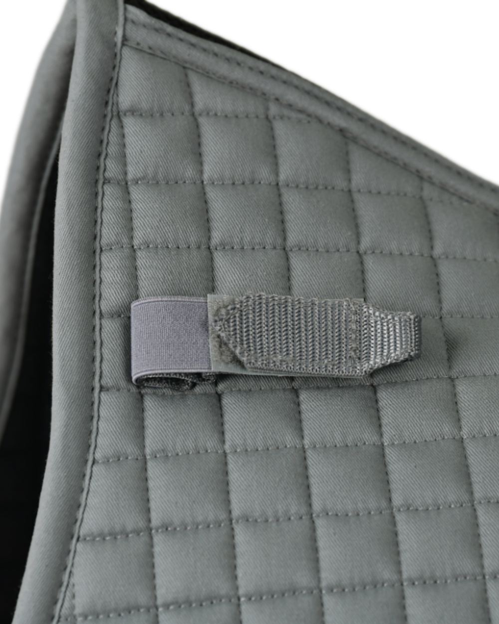 Grey Coloured WeatherBeeta Prime Air-Tec All Purpose Saddle Pad on white background 