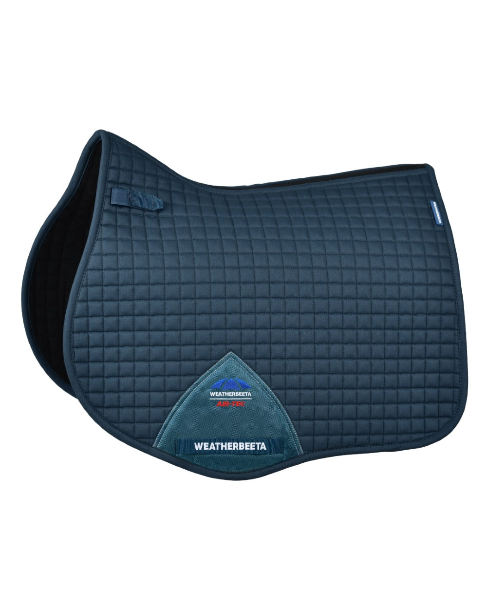 Midnight Teal Coloured WeatherBeeta Prime Air-Tec All Purpose Saddle Pad on white background 