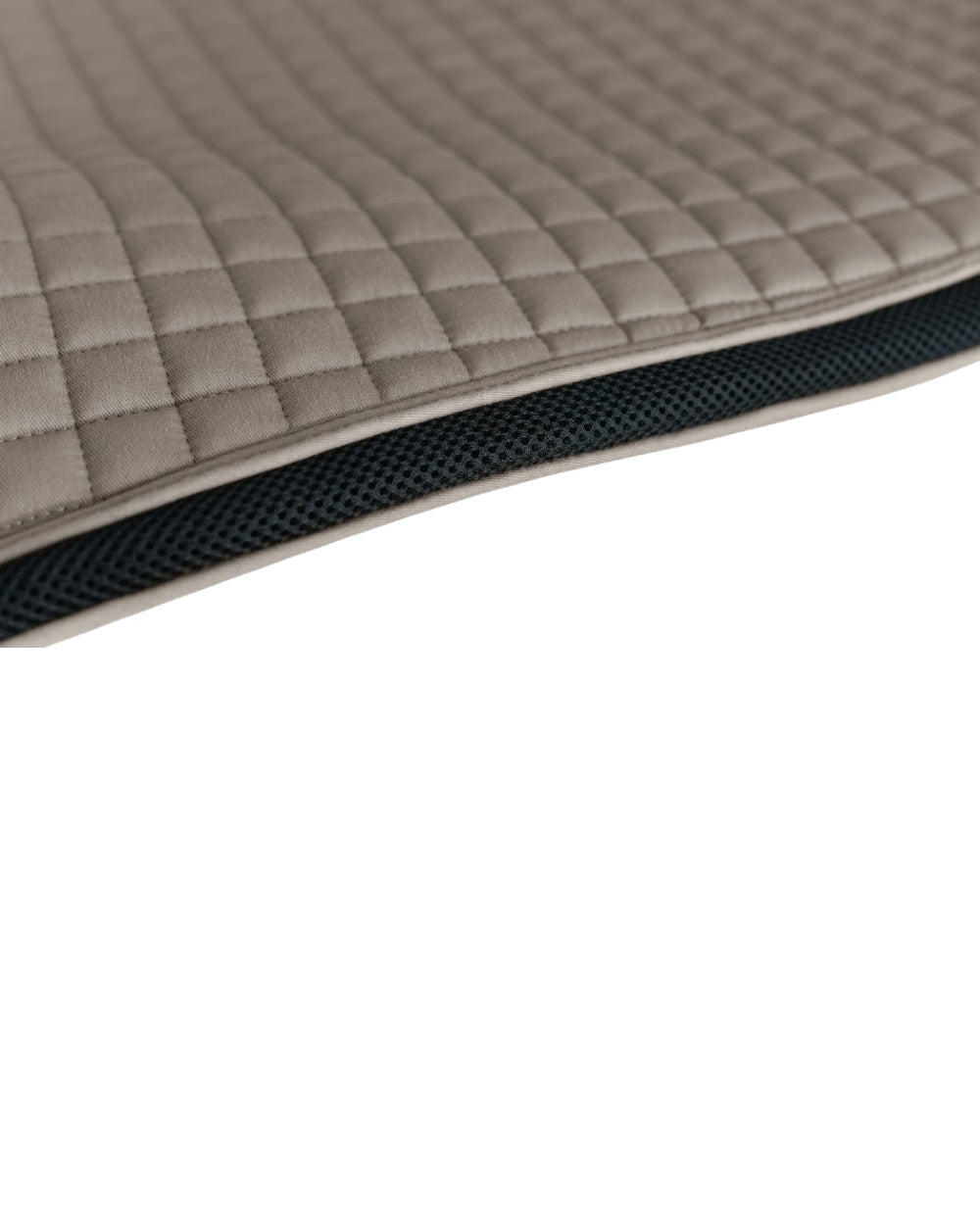 Natural Clay Coloured WeatherBeeta Prime Air-Tec All Purpose Saddle Pad on white background 