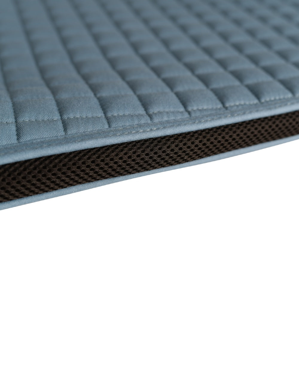 Washed Denim Coloured WeatherBeeta Prime Air-Tec All Purpose Saddle Pad on white background 