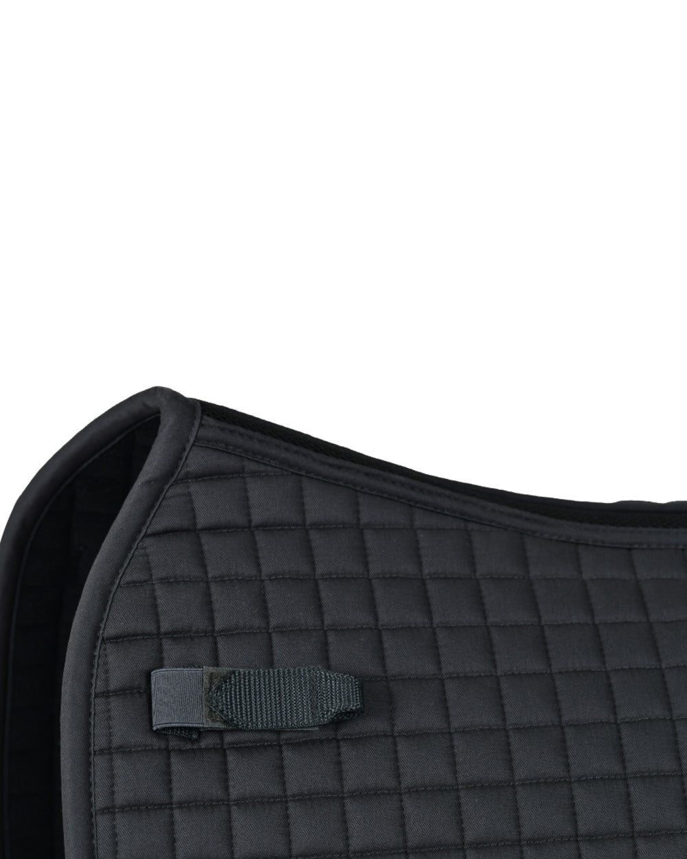 Charcoal Coloured WeatherBeeta Prime Air-Tec Dressage Saddle Pad on white background 