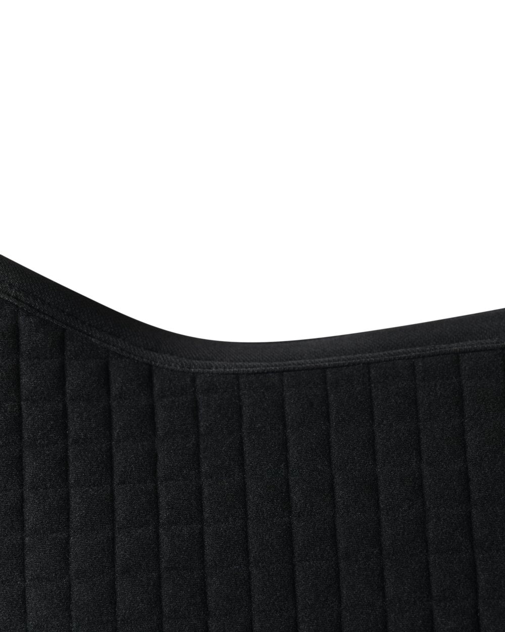 Chocolate Coloured WeatherBeeta Prime Air-Tec Dressage Saddle Pad on white background 