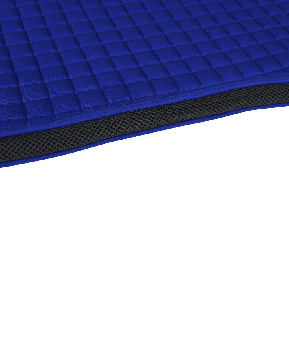 Cobalt Coloured WeatherBeeta Prime Air-Tec Dressage Saddle Pad on white background 