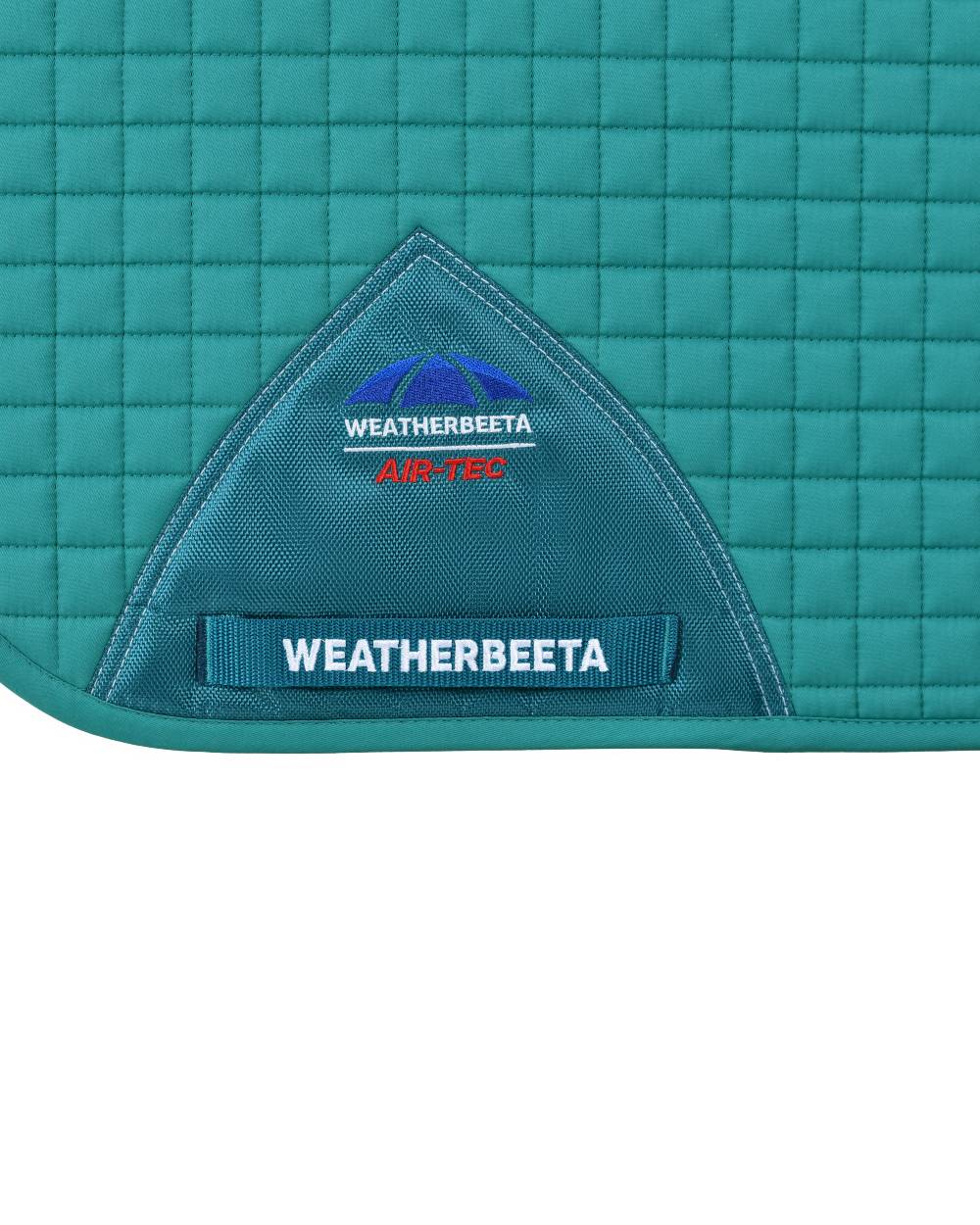 Dark Turquoise Coloured WeatherBeeta Prime Air-Tec Dressage Saddle Pad on white background 