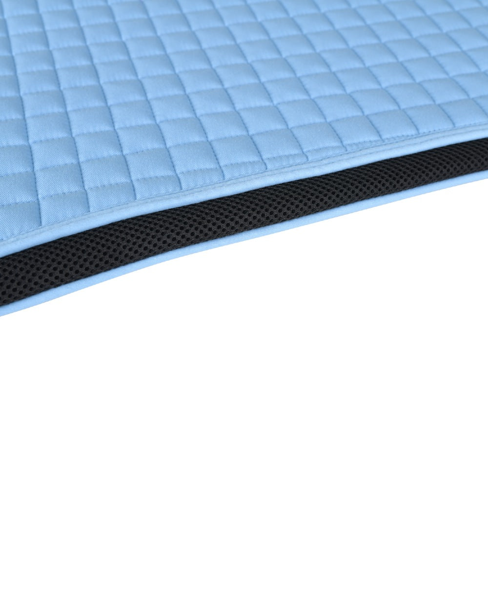 Sky Blue Coloured WeatherBeeta Prime Air-Tec Dressage Saddle Pad on white background 