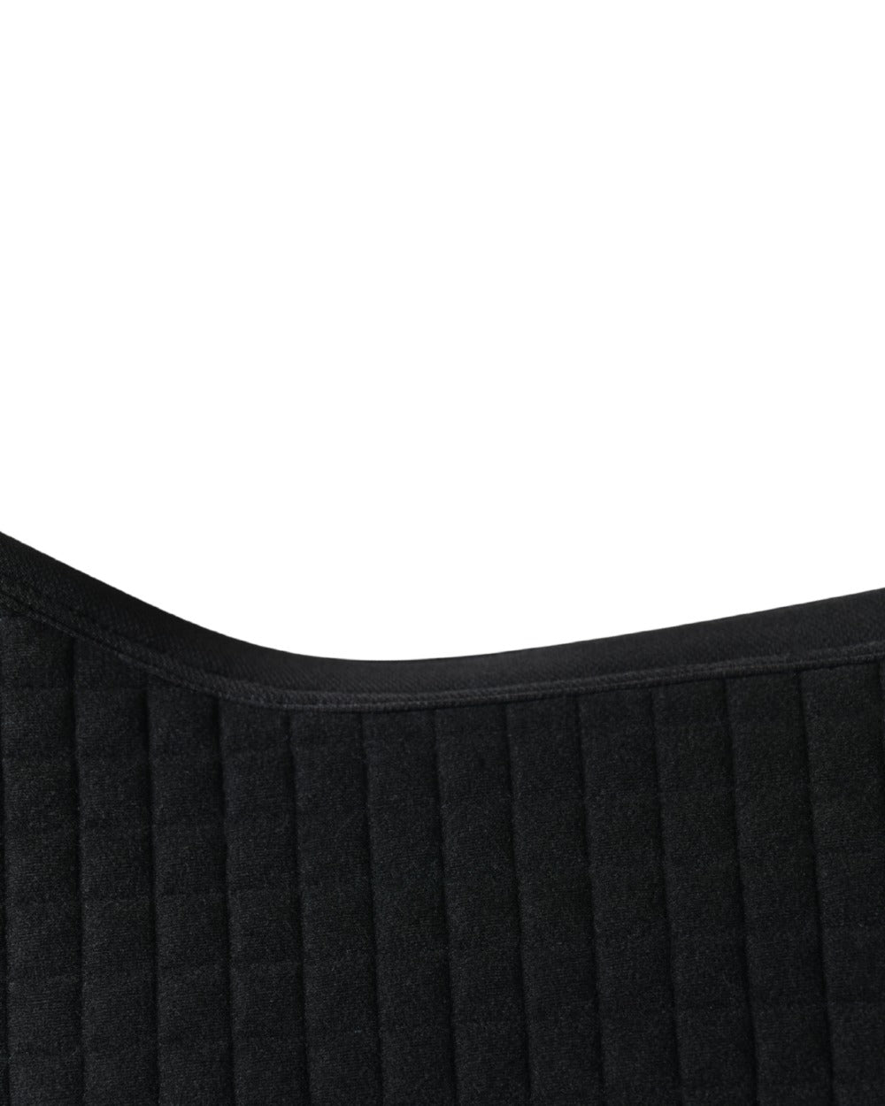Forest Green Coloured WeatherBeeta Prime Air-Tec Jump Shaped Saddle Pad on white background 
