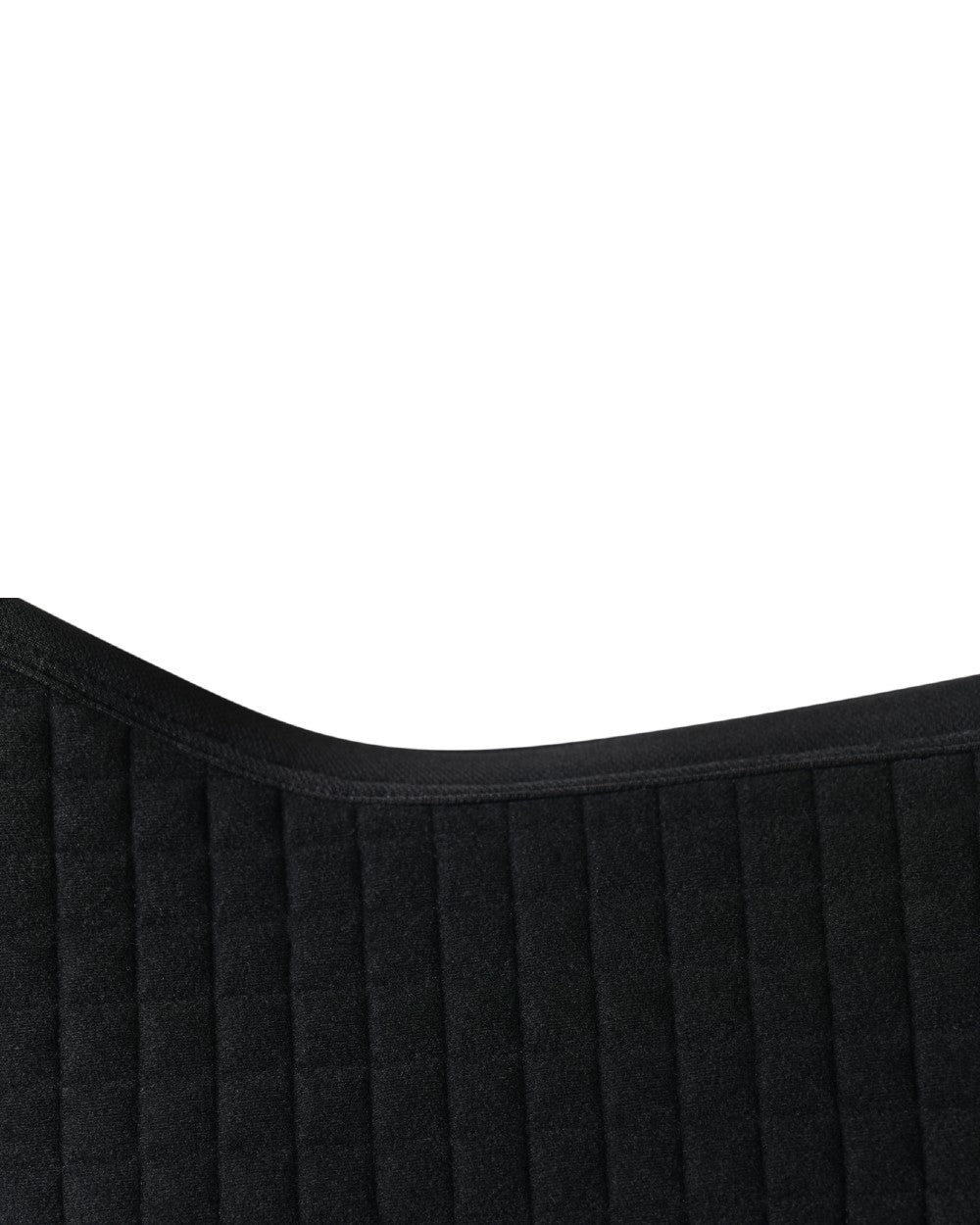 Grey Coloured WeatherBeeta Prime Air-Tec Jump Shaped Saddle Pad on white background 
