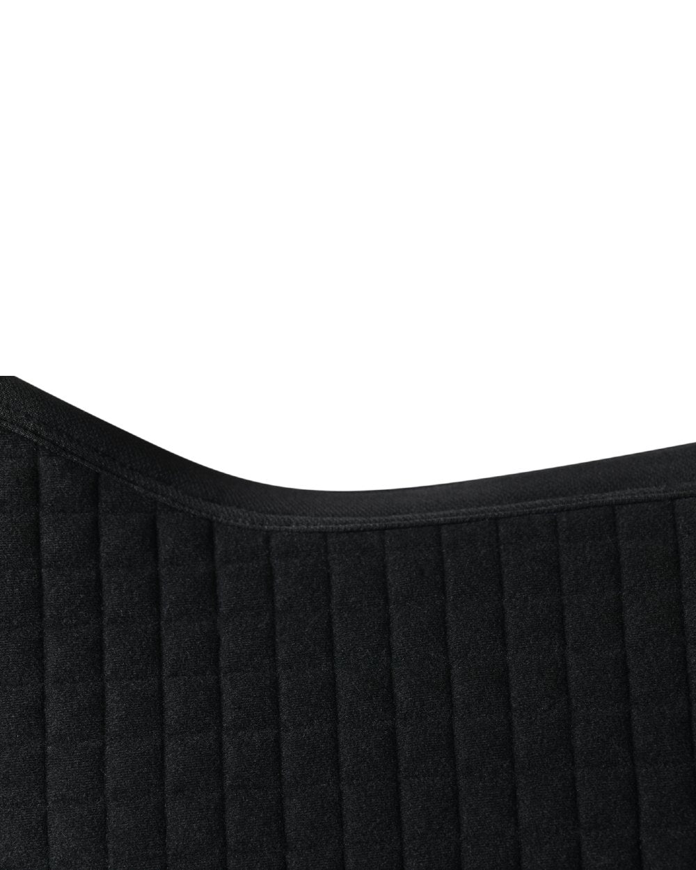 Light Aqua Coloured WeatherBeeta Prime Air-Tec Jump Shaped Saddle Pad on white background 