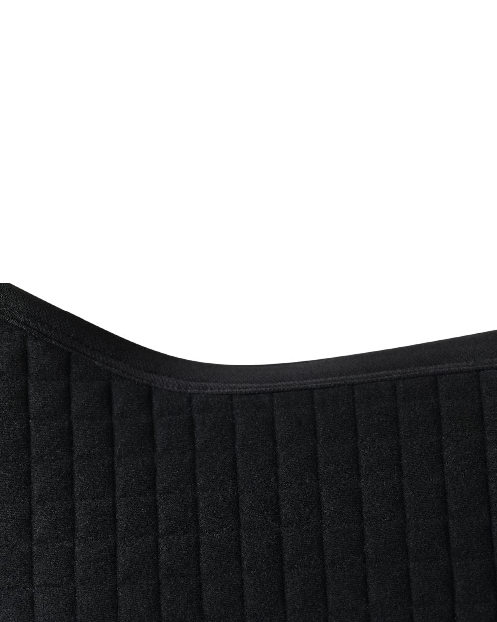 Natural Clay Coloured WeatherBeeta Prime Air-Tec Jump Shaped Saddle Pad on white background 
